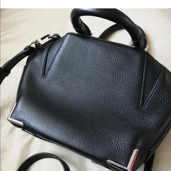 Alexander Wang black leather mini prisma Emile bag - Picture 6 of 8